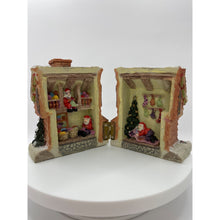 Load image into Gallery viewer, Vintage Mini Christmas House That Opens with Elves on the Inside
