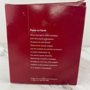 Peace on Earth World Ornament Carlton Cards 2004 Spinning Angels Christmas Decor