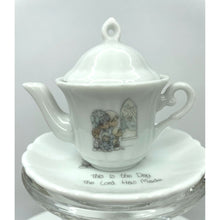 Load image into Gallery viewer, Precious Moments Miniature Tea Set, This is the Day the Lord has Made Teapot and Cup