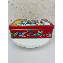 Load image into Gallery viewer, Vintage Looney Tunes Christmas Tin Box 1998 Bugs Bunny and Friends