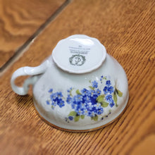 Load image into Gallery viewer, Vintage Bernadotte Czech Republic Porcelain Teacup &amp; Saucer Forget Me Not Design