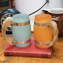 Load image into Gallery viewer, Siesta Ware Barrel Frosted Glasses/Mugs 1960&#39;s