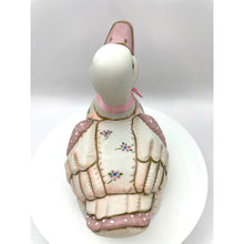 Load image into Gallery viewer, Vintage Lefton Ceramic Duck, Bisque Pink and White Figurine