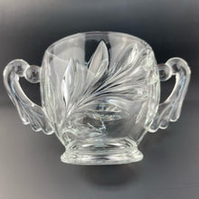 Load image into Gallery viewer, Vintage Indiana Glass Willow Pattern Sugar Dish, Mid Century Glass Sugar Bowl