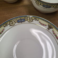 Load image into Gallery viewer, Noritake Sylvania Flat Cup and Saucer Sets, Elegant Fine China Teacups and Saucers