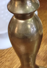 Load image into Gallery viewer, Vintage Brass Baluster Candlestick Holder, Traditional Decor