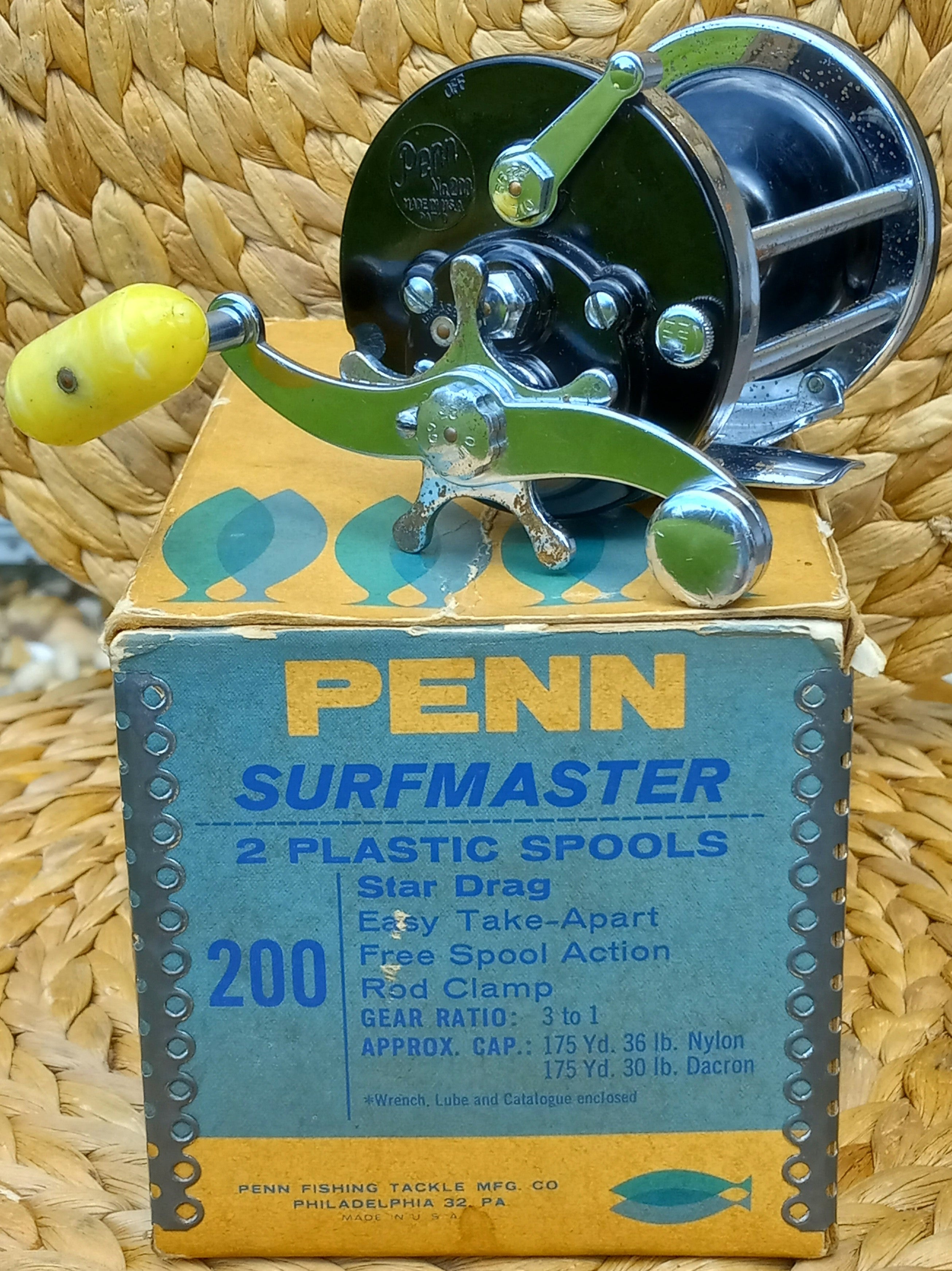 Penn Surfmaster 200 Reel with Box, Saltwater Fishing Gear