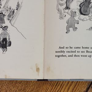 Vintage Book - Bruzzy Bear and the Cabin Boy, Harper & Brothers 1940
