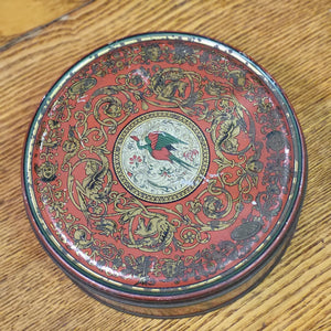 Vintage 1930's Era CANCO round Decorative Glace Fruit Tin