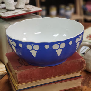 Antique Blue and White Villeroy & Broch Dresden "Saxon" Bowl