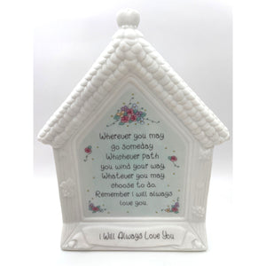 Precious Moments 1994 “I Will Always Love You” Porcelain Shelf Sitter