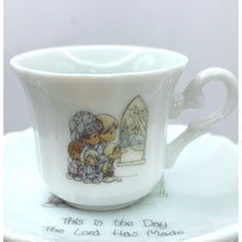 Load image into Gallery viewer, Precious Moments Miniature Tea Set, This is the Day the Lord has Made Teapot and Cup