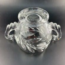 Load image into Gallery viewer, Vintage Indiana Glass Willow Pattern Sugar Dish, Mid Century Glass Sugar Bowl