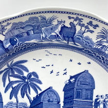 Load image into Gallery viewer, Spode Blue Room Collection Caramanian, Traditions Series Plate, Blue and White Transferware