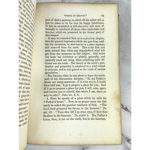 Load image into Gallery viewer, Antique Book Heaven An Earnest and Scriptural Inquiry of The Sainted Dead 1856