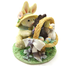 Load image into Gallery viewer, Vntg Cream &amp; Cocoa You Melt My Heart Figurine by Enesco 1992 Easter Decoration