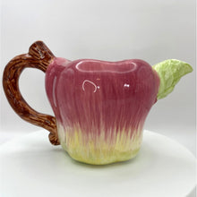 Load image into Gallery viewer, Vintage Apple Shaped Teapot, Small Single Serve Tea Pot