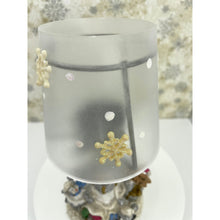 Load image into Gallery viewer, Holiday Tea Light Snowman Votive Candle Winter Christmas Decoration