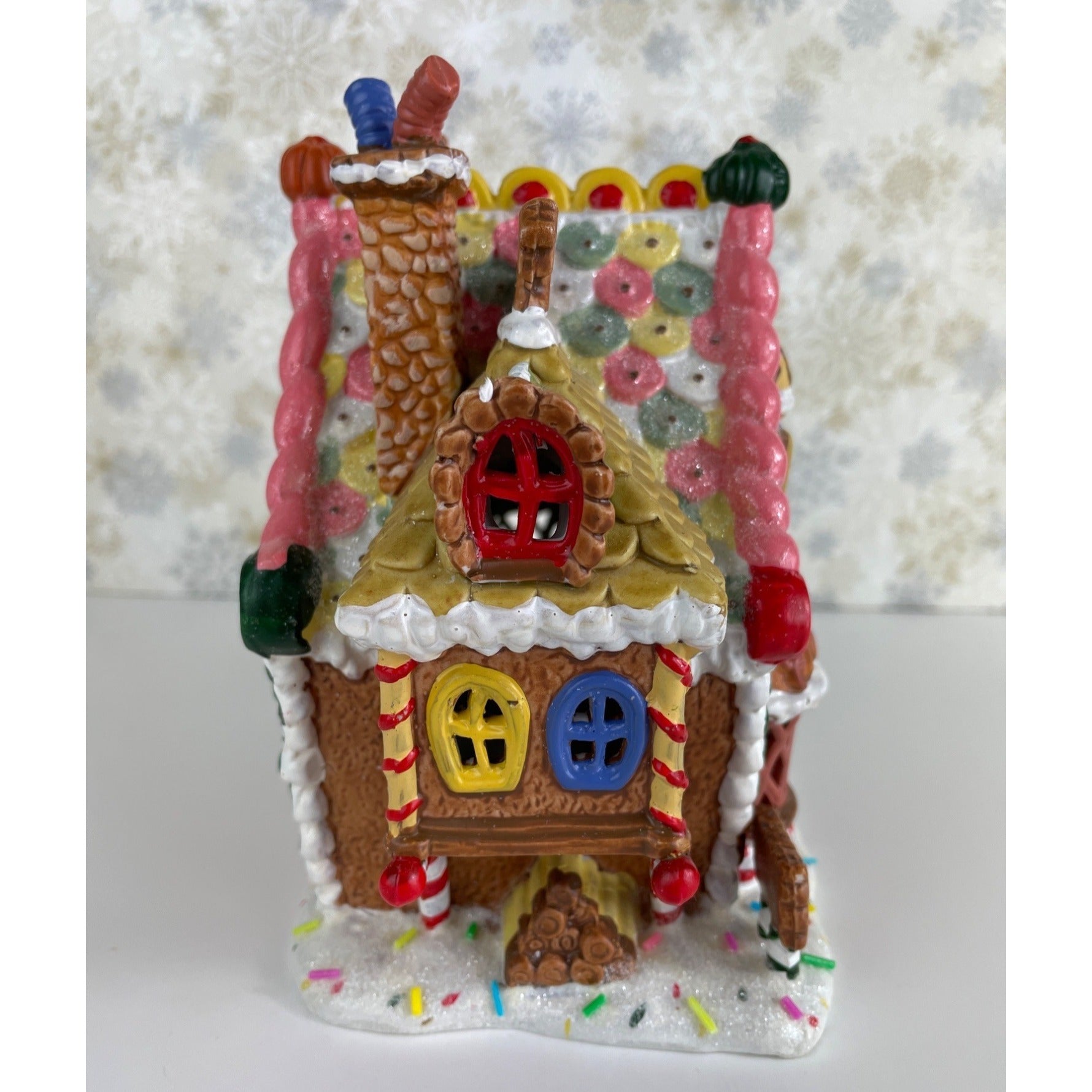 Lemax Sugar N Spice Gingerbread Cottage Porcelain Lighted House