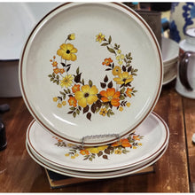 Load image into Gallery viewer, Vintage Casual Elegance Hearthside Chablis 571 Floral Stoneware Dinner Plate