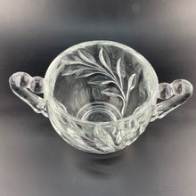 Load image into Gallery viewer, Vintage Indiana Glass Willow Pattern Sugar Dish, Mid Century Glass Sugar Bowl