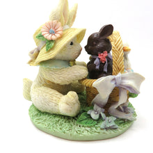 Load image into Gallery viewer, Vntg Cream &amp; Cocoa You Melt My Heart Figurine by Enesco 1992 Easter Decoration