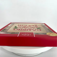 Load image into Gallery viewer, Lenox Holiday Tidbit Plate - Dashing Through the Snow - 6&quot; Square Plate