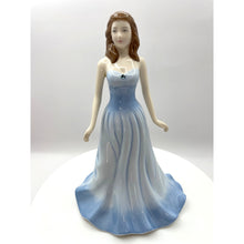 Load image into Gallery viewer, Royal Doulton Bone China Gemstones Collection March Aquamarine Figurine