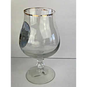 Wurzberg Germany Gold Rim Souvenir Beer Glass