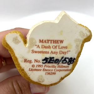 Cherished Teddies - Mathew "A Dash of Love Sweetens Any Day!"