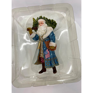 American Patriot Santa Hallmark Keepsake Ornament Holiday Memory 2003