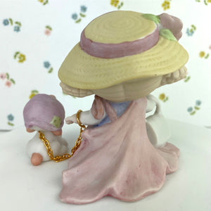Vintage Bumpkins Lady with her Dog Porcelain Figurine by George Good