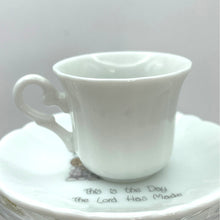 Load image into Gallery viewer, Precious Moments Miniature Tea Set, This is the Day the Lord has Made Teapot and Cup