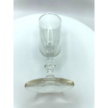 Load image into Gallery viewer, Vintage Clear Cordial Liqueur Shot Glasses - Stemmed Aperitif Barware Set of 3