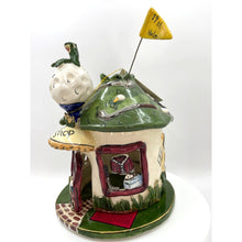 Load image into Gallery viewer, Blue Sky Clayworks, Golf Pro Shop Tealight House, 19th Hole by Heather Goldminc, 2003