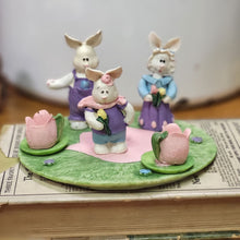 Load image into Gallery viewer, Vintage Easter Tea Set, Home Accents Collection Mini Bunny Tea Set