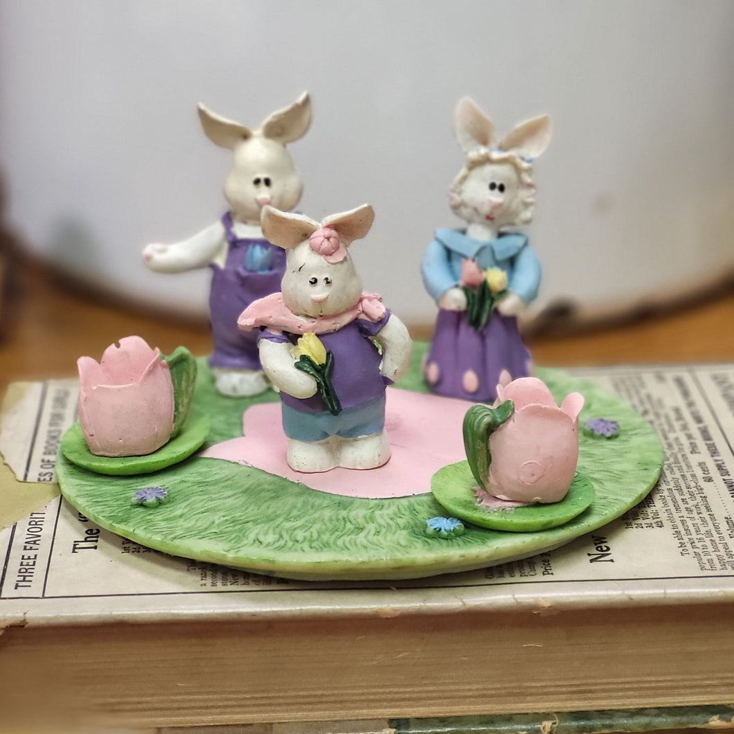 Vintage Easter Tea Set, Home Accents Collection Mini Bunny Tea Set