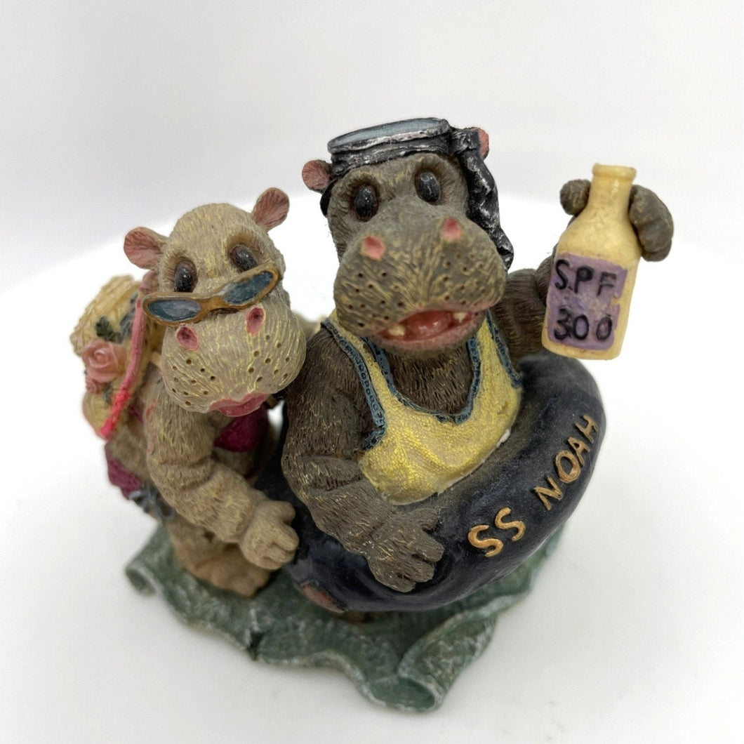 Boyds Bears - Hippolita and Hugo D. Nile...Sink or Swim, Noah's Ark Series #3