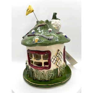 Blue Sky Clayworks, Golf Pro Shop Tealight House, 19th Hole by Heather Goldminc, 2003