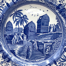 Load image into Gallery viewer, Spode Blue Room Collection Caramanian, Traditions Series Plate, Blue and White Transferware