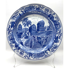 Load image into Gallery viewer, Spode Blue Room Collection Caramanian, Traditions Series Plate, Blue and White Transferware