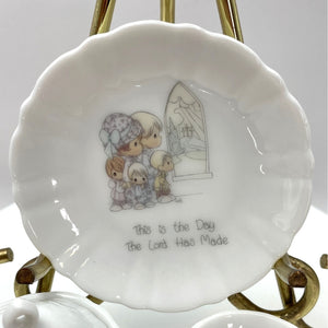 Precious Moments Miniature Tea Set, This is the Day the Lord has Made Teapot and Cup