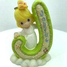 Load image into Gallery viewer, Precious Moments Joyful &quot;J&quot; Angel Figurine - 2002