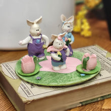 Load image into Gallery viewer, Vintage Easter Tea Set, Home Accents Collection Mini Bunny Tea Set