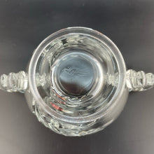 Load image into Gallery viewer, Vintage Indiana Glass Willow Pattern Sugar Dish, Mid Century Glass Sugar Bowl