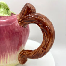 Load image into Gallery viewer, Vintage Apple Shaped Teapot, Small Single Serve Tea Pot