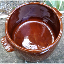 Load image into Gallery viewer, Vintage West Bend Brown Bean/Soup Stoneware Pot - Metal Lid