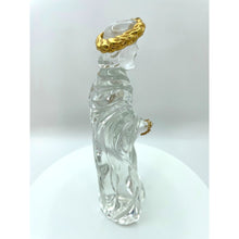 Load image into Gallery viewer, Vintage Gorham Crystal King Gaspar with gold chain, Wiseman Nativity figurine