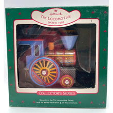 Load image into Gallery viewer, Hallmark Keepsake Ornament Vintage Tin Locomotive Dated 1988 - Collector&#39;s Series
