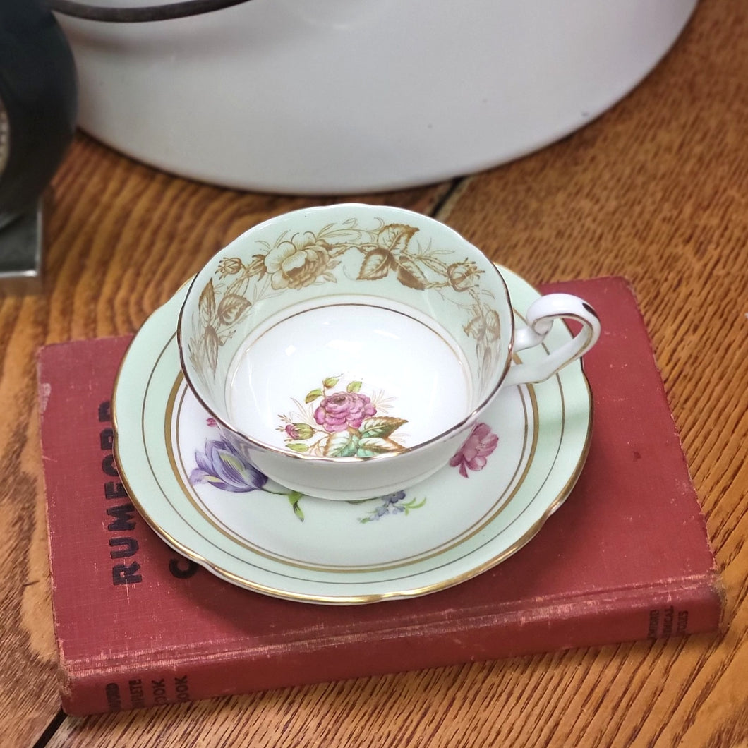 Vintage Mixed Matched Teacup and Saucer – Fluffernutter Vintage